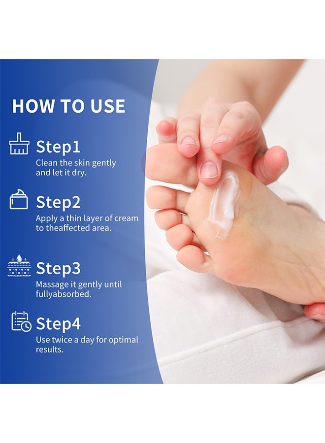 SUMAX 60% Urea Cream with 2% Salicylic Acid, Intense Hydration Moisturizer for Dry Cracked Feet, Hands, and Body, Softens and Exfoliates Dead Skin, 50ml - Image 5