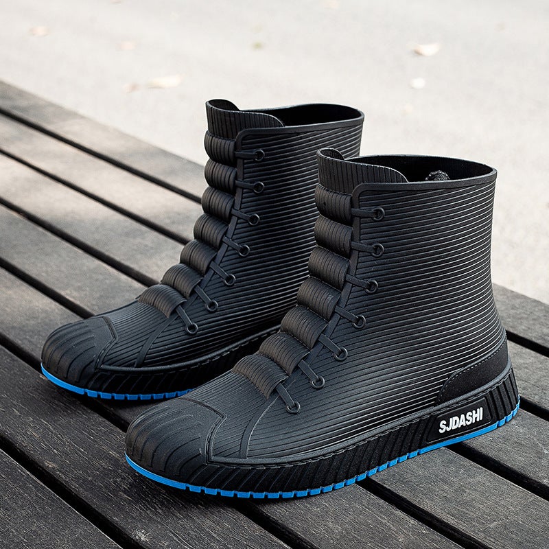 Rain Boots for Men and Women, Versatile Casual Short-Tube Waterproof Shoes, Velvet, Warm, Non-Slip, Wear-Resistant, Comfortable Outer Rain Boots, Export - Image 5