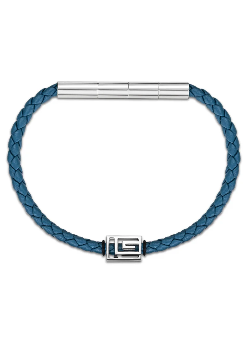 Guy Laroche Thibault Stainless Steel Silver Bracelet For Men