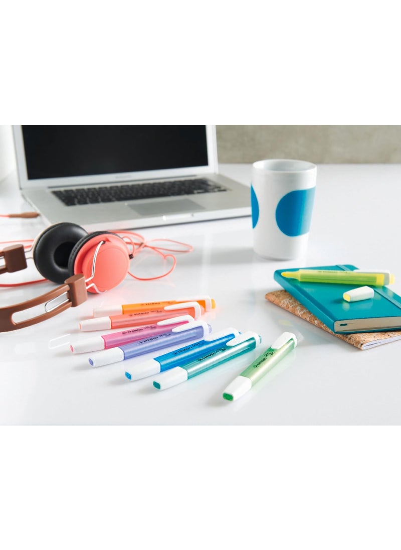 STABILO Highlighter  STABILO swing cool  Pack of 6  Assorted Colors  - Image 5
