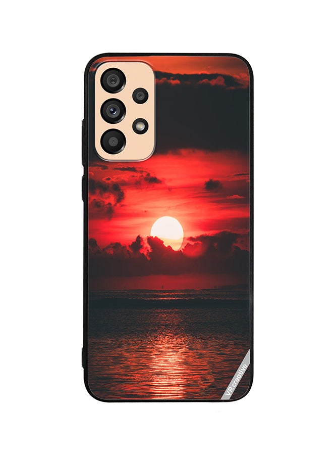 VR CREATIVE Protective Case Cover For Samsung Galaxy A73 5G Loving Sun Design Multicolour - Image 1