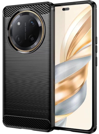 جراب Honor X9C، نسيج ألياف الكربون المصقولة، جراب هاتف مرن مقاوم للصدمات من مادة TPU، غطاء نحيف لهاتف Honor X9C 5G مقاس 6.78 بوصة، أسود - pzsku/Z11074A625F40F2E11F22Z/45/1750269377/07a6fcc3-38c6-48ad-8009-6b2b69883a42