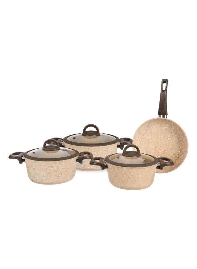 كوك ان عبود مجموعة من 7 قطع أواني طهي من الجرانيت الحيوي - Image 1