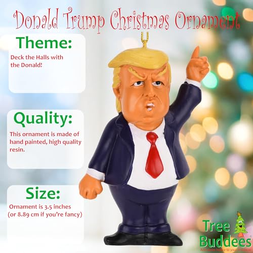 Tree Buddees Donald Trump Christmas Ornament - Image 2