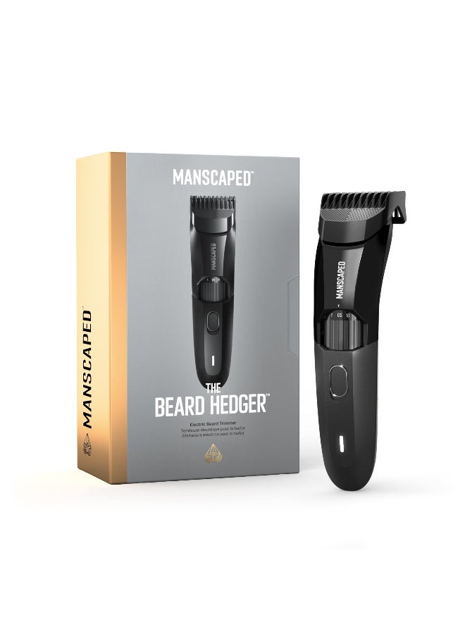 Manscaped The Beard Hedger Premium Men's Beard Trimmer, 20 Length Adjustable Blade Wheel, Stainless Steel T-Blade for Precision Facial Hair Trimming, Cordless Waterproof Wet/Dry Clipper - Image 1