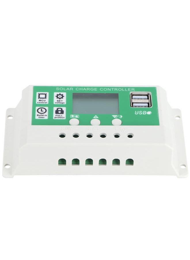 20A 12V 24V LCD Display Solar Charge Controller PWM Auto Focusing Tracking Charging