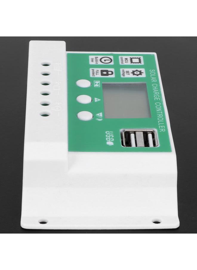 20A 12V 24V LCD Display Solar Charge Controller PWM Auto Focusing Tracking Charging