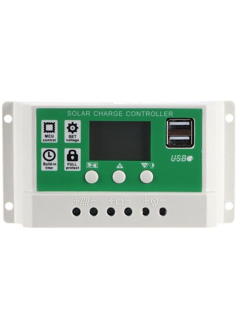 20A 12V 24V LCD Display Solar Charge Controller PWM Auto Focusing Tracking Charging