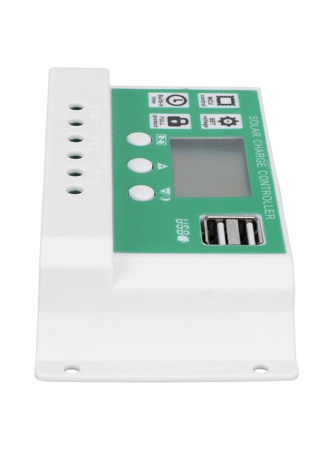 20A 12V 24V LCD Display Solar Charge Controller PWM Auto Focusing Tracking Charging
