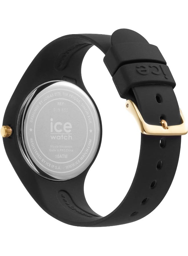 Ice Watch ICE-WATCH Ice Watch 019855 Ice Glam Rock 3 Hand Quartz Watch for Women, Small, Black Stars - Image 4