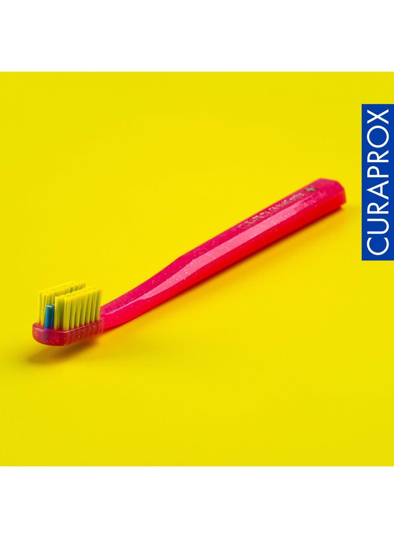 CURAPROX Toothbrush Ortho Ultra Soft For Adults With 5460 Curen Bristles -Multicolor - Image 5