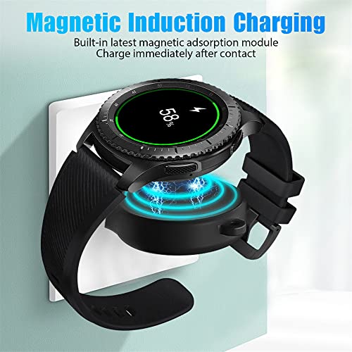 EMallee Portable Galaxy Watch 8 7 Charger USB Wireless car Charger Keychain for Samsung Watch 8 7 Ultra 6 5 Pro 4 Classic 3 Active 2 Accessories (2 Pack) - Image 2