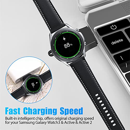 EMallee Portable Galaxy Watch 8 7 Charger USB Wireless car Charger Keychain for Samsung Watch 8 7 Ultra 6 5 Pro 4 Classic 3 Active 2 Accessories (2 Pack) - Image 3