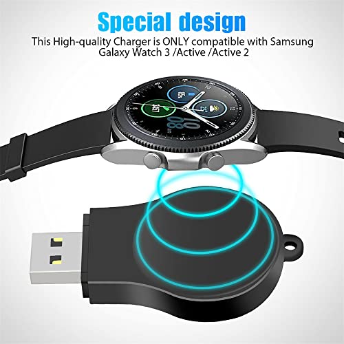 EMallee Portable Galaxy Watch 8 7 Charger USB Wireless car Charger Keychain for Samsung Watch 8 7 Ultra 6 5 Pro 4 Classic 3 Active 2 Accessories (2 Pack) - Image 4