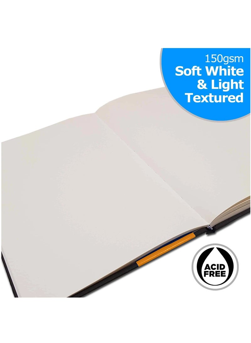 Zieler A4 Size Hardback Sketch Book For Mixed Media Arts 50 Sheets - Image 3