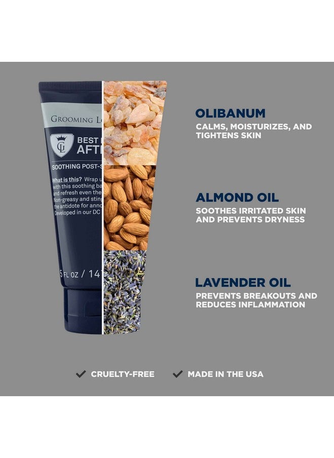 Grooming Lounge Rooming Lounge Best For Last Aftershave Soothing After Shave Balm Instantly Calms Irritated Skin Refreshing Facial Moisturizer Ideal For Sensitive Skin Nongreasy Fragrance Free 5 Oz  - Image 4