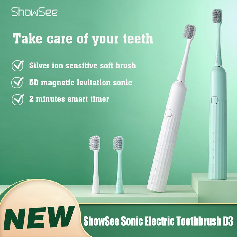Sonic Electric Toothbrush D3 Teeth Whitening Ultrasonic Vibrating Smart Tooth Brushes IPX7 Waterproof Long Battery Life - Image 3