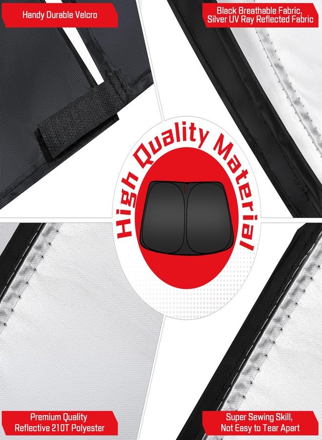 ARISMOTOR Windshield Sun Shade for Hyun-dai Palisade 2020-2025 2026, Custom Fit Foldable Front Window Sunshade Sun Visor Protector, Block UV Rays Keep Your Car Cooler - Image 5