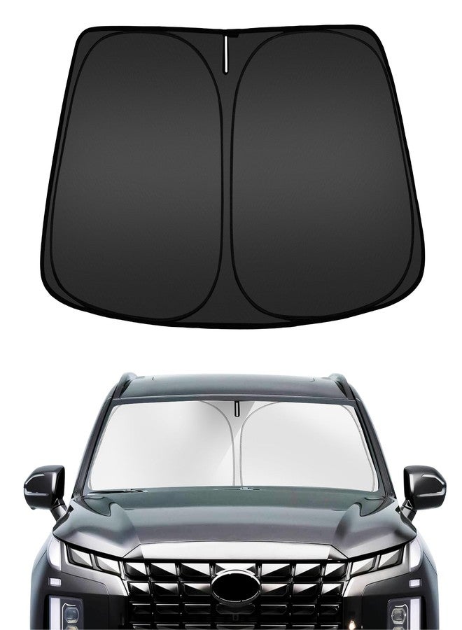 ARISMOTOR Windshield Sun Shade for Hyun-dai Palisade 2020-2025 2026, Custom Fit Foldable Front Window Sunshade Sun Visor Protector, Block UV Rays Keep Your Car Cooler - Image 1