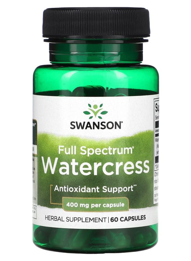 SWANSON Full Spectrum Watercress 400 mg 60 Capsules