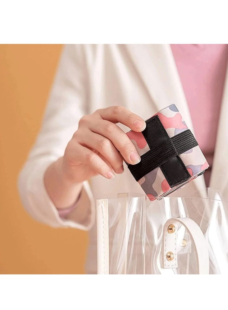 DubaiGallery Portable Grocery Bag, Foldable Large Capacity Shopping Bag, Washable Portable Tote Bag for Picnic, Travel, Camping - Image 4