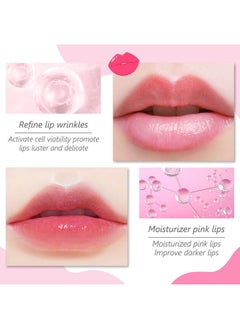 Charm Kiss 20Pcs Moisturizing Lip Mask, Lip Sleep Mask Reduces Lip Lines and Restores Moisture, Lip Mask Effectively Nourishes the Lip Skin, Gel Treatment Lip Masks Plumping Lips Mask Lip Care Products (Pink)  - Image 5