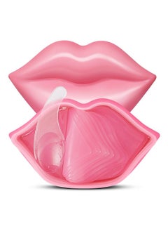 Charm Kiss 20Pcs Moisturizing Lip Mask, Lip Sleep Mask Reduces Lip Lines and Restores Moisture, Lip Mask Effectively Nourishes the Lip Skin, Gel Treatment Lip Masks Plumping Lips Mask Lip Care Products (Pink)  - Image 1