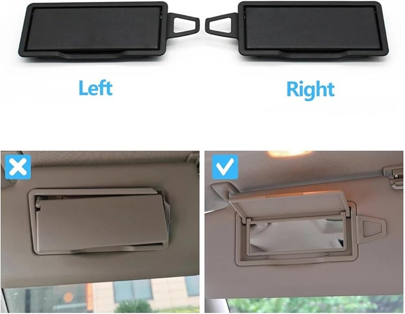 غطاء مرآة حاجب الشمس للسيارة مرسيدس بنز الفئة C W204 GLK X204 أسود - يمين - Image 5