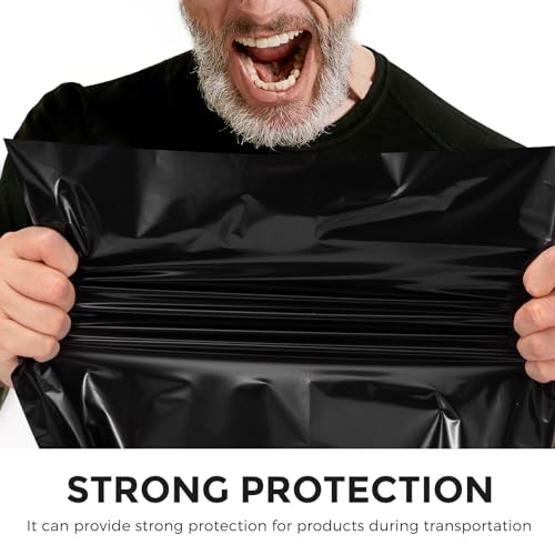 Metronic Poly Mailers 10x13 100 Pcs | Small Shipping Bags for Clothing | Mailing Bags for Small Business, Shipping Envelopes,Packing Bags in Black - Image 4