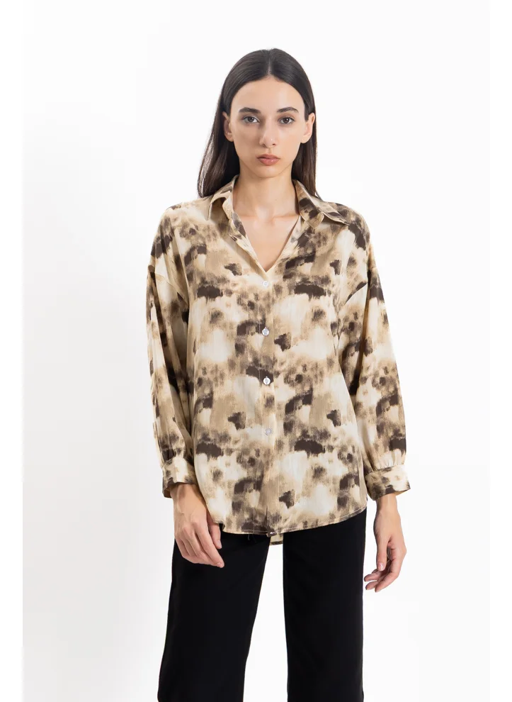 شايبس ABSTRACT PRINT LIGHTWEIGHT SHIRT