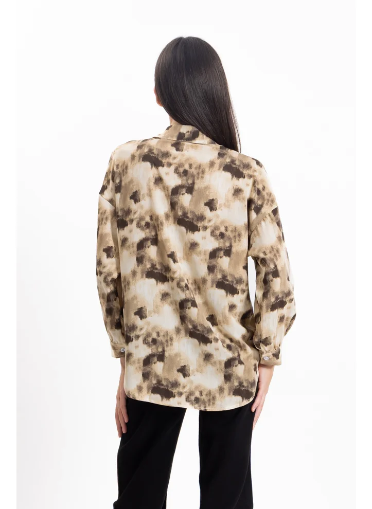 شايبس ABSTRACT PRINT LIGHTWEIGHT SHIRT