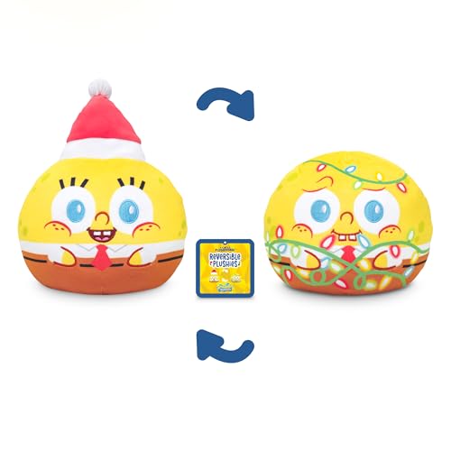 TeeTurtle Spongebob Squarepants Reversible 6" Plushie - Holiday Spongebob - Kawaii Soft Cute Stuffed Animals - Image 4