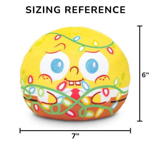 TeeTurtle Spongebob Squarepants Reversible 6" Plushie - Holiday Spongebob - Kawaii Soft Cute Stuffed Animals - Image 5