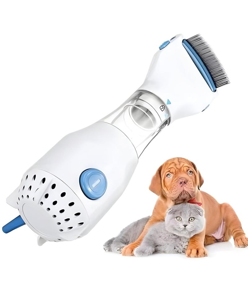 ETONWALL 2-in-1 Pet Grooming Clipper with Vacuum Suction | Low Noise Hair Trimmer and Corded Pet Shaver for Dogs and Cats | Gentle, Powerful and Easy Home Grooming Tool - Image 1