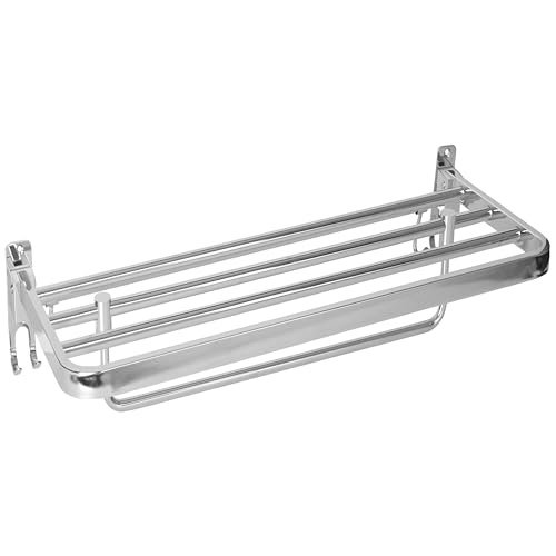 Pivalo 304 Grade Stainless Steel Folding Towel Rack Multipurpose Wall Mounted Hook Hanger Bar Shelf Bathroom Accessories and Fittings for Kitchen Washroom Wash Basin (Pack of 1) - Image 1