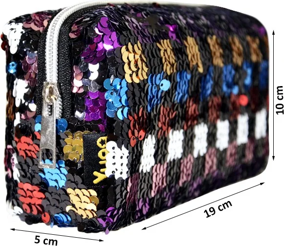Yuga Makeup Bag Felt Sequin