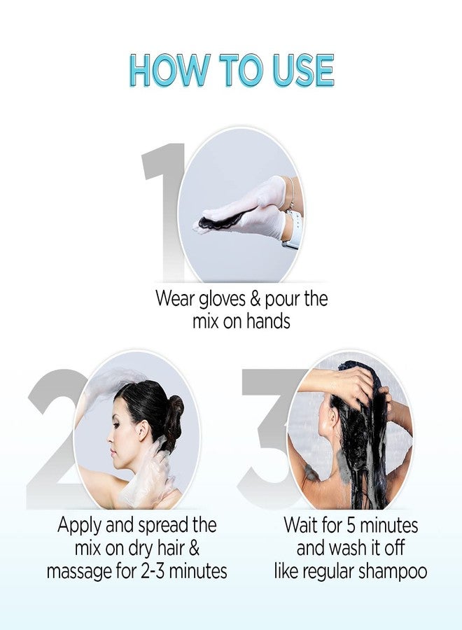 Bblunt Natural Black 5 Minute Shampoo Hair Colour For 100% Grey Coverage - 20ml X 5 - Image 4