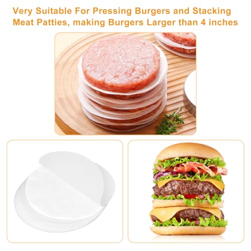 YUFDA 200 Pcs-6 Inch Non-Stick Parchment Paper Rounds for Baking, Precut for Tortilla Press, Cake Pan, Cookies - Image 4