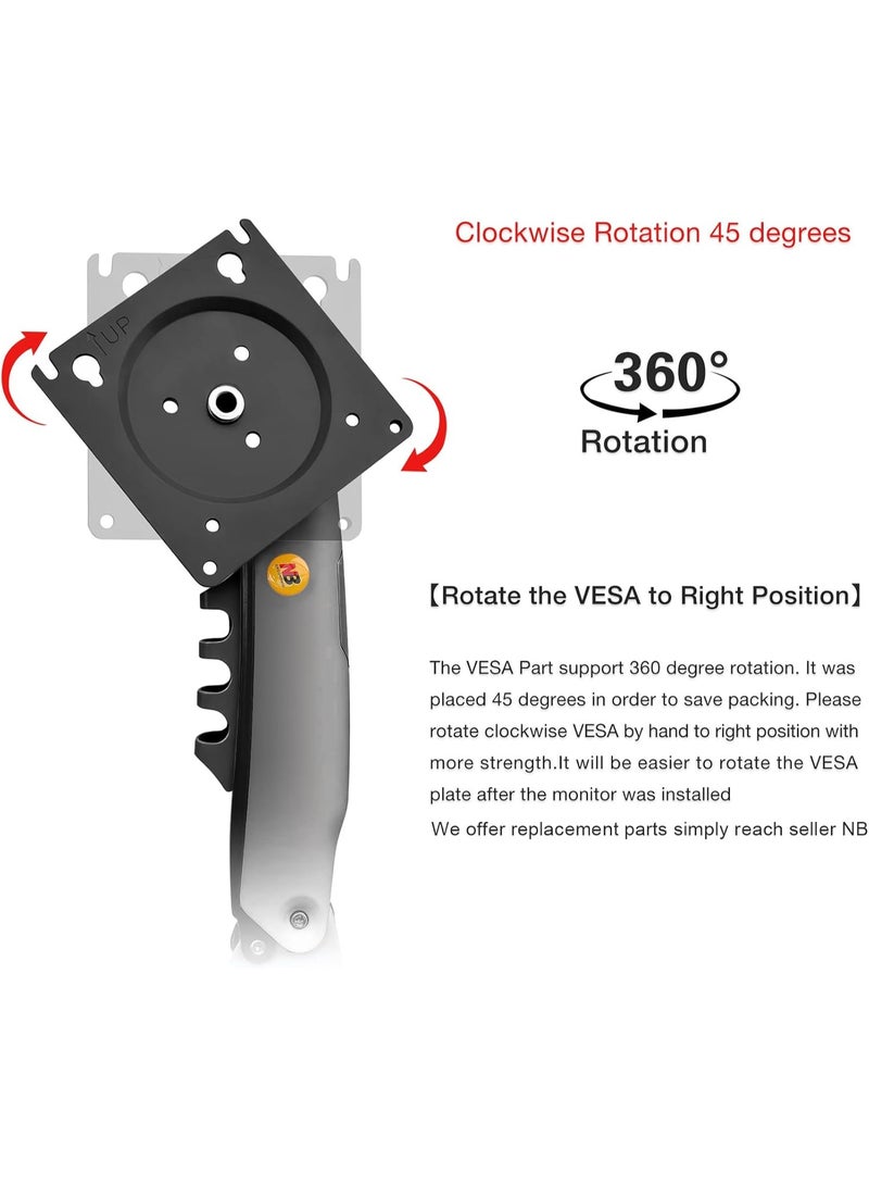 حامل مكتب 2 في 1 للابتوب والشاشة – درج قابل للتعديل للابتوب حتى 17 بوصة وشاشة حتى 34 بوصة، يدعم وزن 10–12 كجم - Image 2