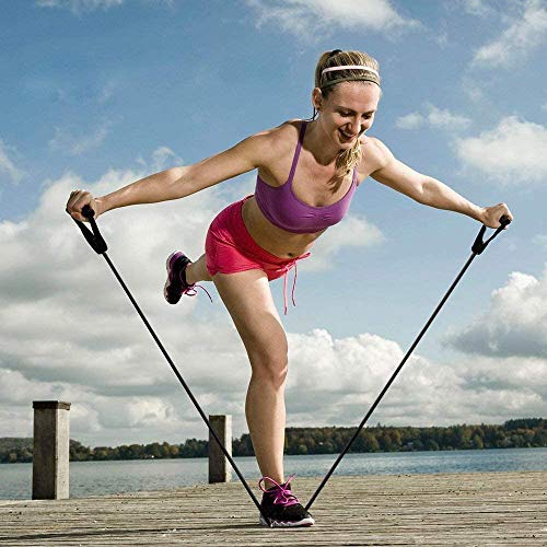USI UNIVERSAL Toning Tube, IRT Light Resistance Band, TPR & Foam Handle Exercise Tube For Resistance Training, Physical Therapy, Home Workouts, Fitness, Pilates, Boxing Strength Training - Image 3