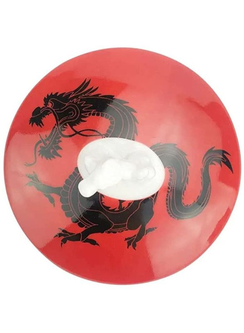 تيلاند كوب خزفي سحري من البورسلين الفاخر آمن في الميكروويف مع غطاء ومصفاة لشاي الأوراق السائبة 4 قطع - Image 5