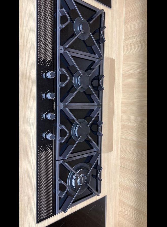 Baeckerhaft Built-in 120 cm Black Glass Hob, Made in Turkey, 2 years Warranty - Image 3