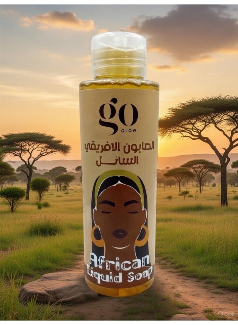 GO GLOW African Liquid Soap 400ml - Image 3