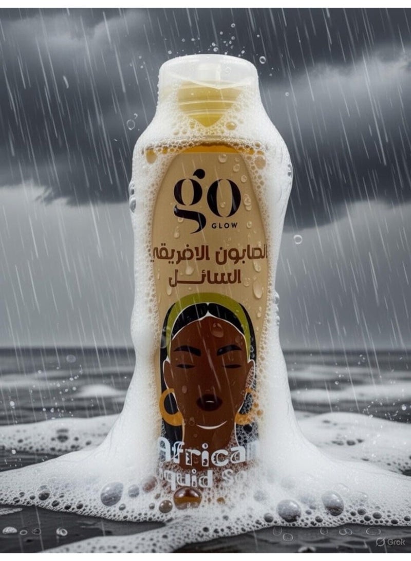 GO GLOW African Liquid Soap 400ml - Image 5