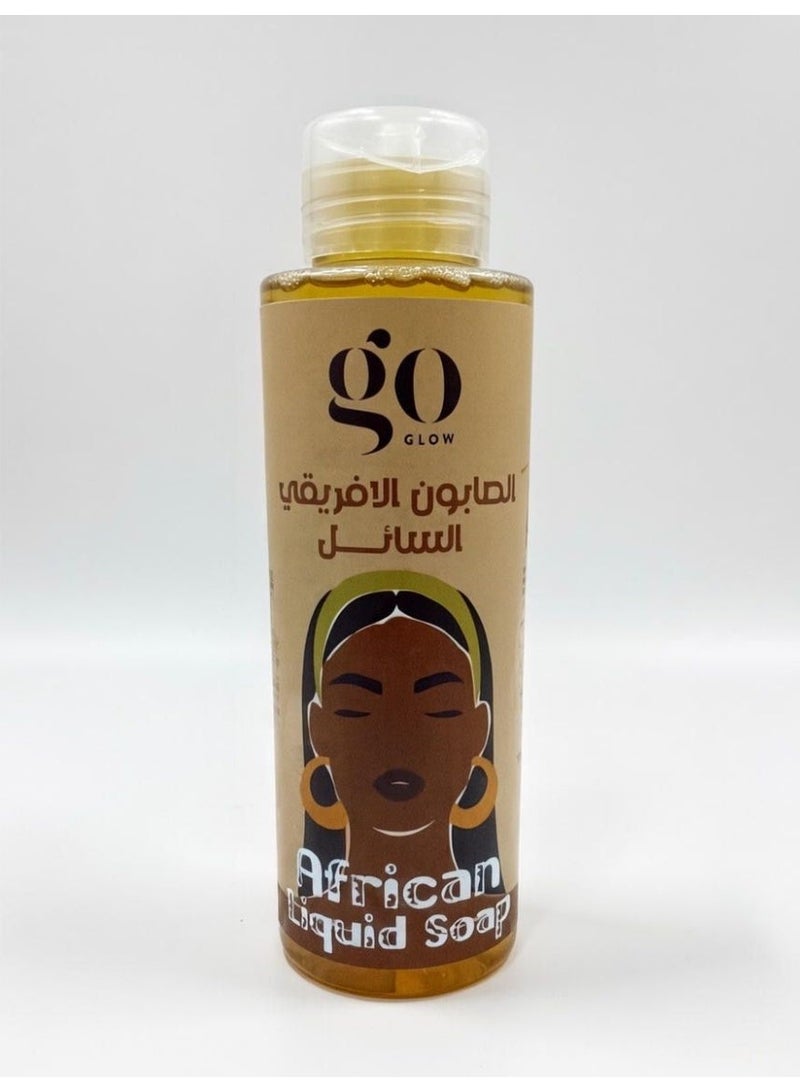 GO GLOW African Liquid Soap 400ml - Image 1