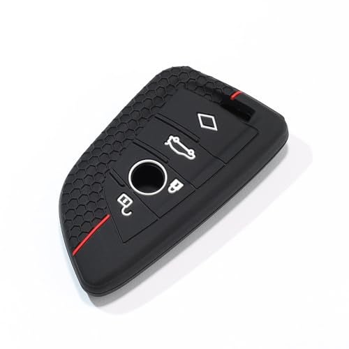 Lcyam Silicone Key Fob Cover Compatible with BMW 2024 M8, X1, X2, X3, X5, 3/5/7 Series, 5 Series 540i, 7 Series 750i, Pack of 2 - Image 5