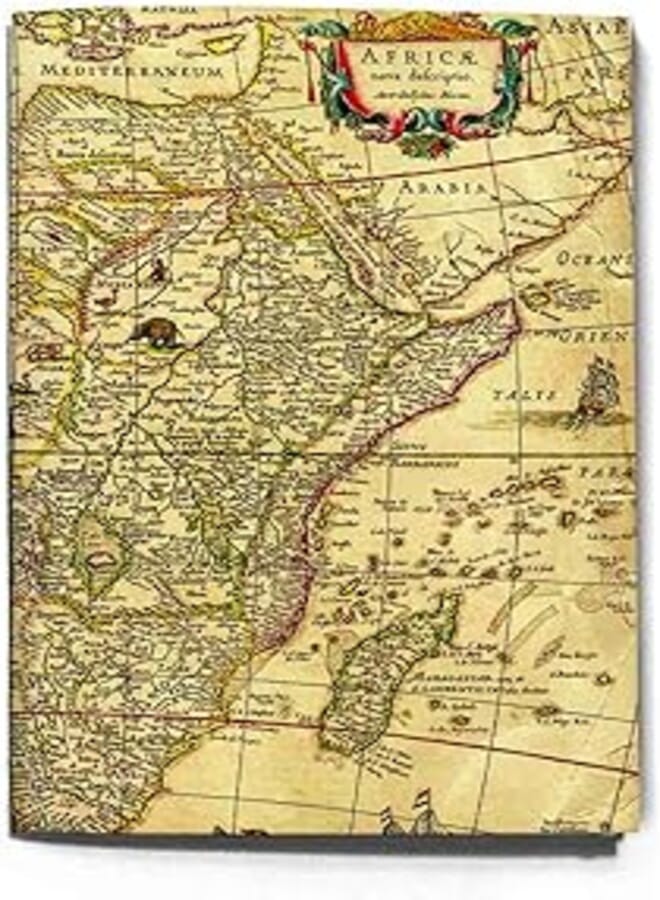 The inkjection a5017s sketch map africa multicolor sketch a5 - 