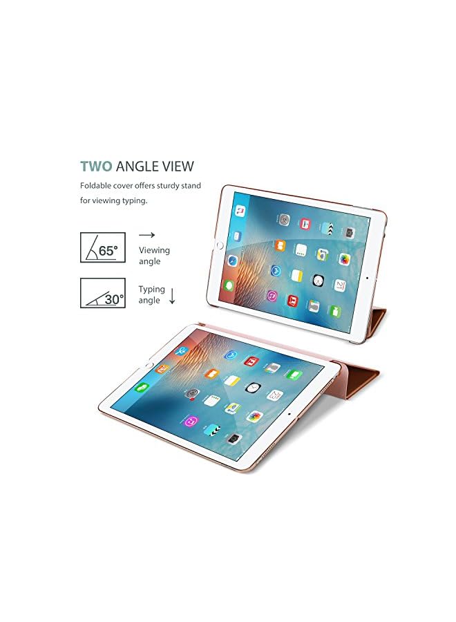 Procases Ipad Air (3Rd Gen) 10.5" 2019 / Ipad Pro 10.5" 2017 Case, Ultra Slim Lightweight Stand Smart Case Shell With Translucent Frosted Back Cover For Apple Ipad Air (3Rd Gen) 10.5" 2019 –Rose Gold - Image 4