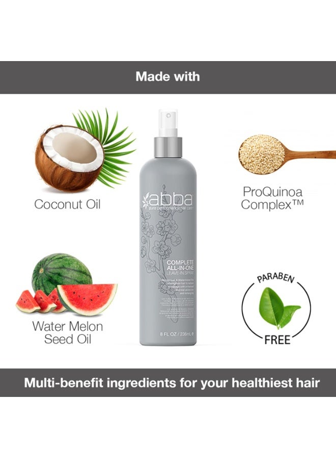 ABBA - Pure Specialty Complete All-In-One Leave-In Spray for All Hair Types – Abyssinian & Watermelon  1.7 Fl Oz (Pack of 1) - Image 3