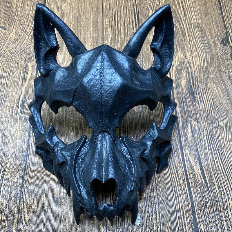 Plastic Face Cover: Lifelike Shape Adjustable Strap - Safe Durable Cosplay Face Shield for Halloween Costume Parties, Cosplay Events And Photo Shoots - Image 1
